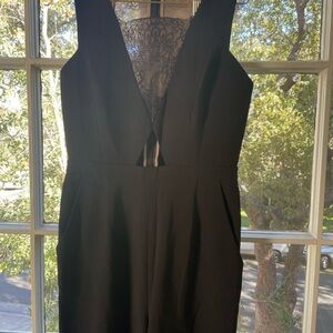 Elegant Black Lace Jumpsuit